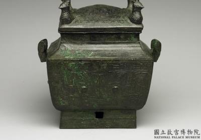 图片[3]-Square lei wine vessel with owl heads and animal mask pattern, late Shang dynasty, c. 13th-11th century BCE-China Archive